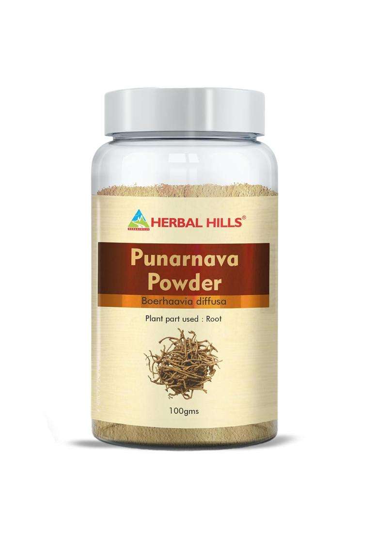 Herbal Hills Punarnava Powder, 100 g (Pack of 5) | Natural Herbal Care - Indya