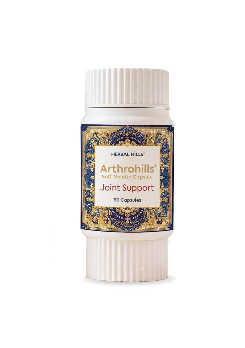 Herbal Hills Arthrohills Capsules, 60 Count | Natural Herbal Care - Indya