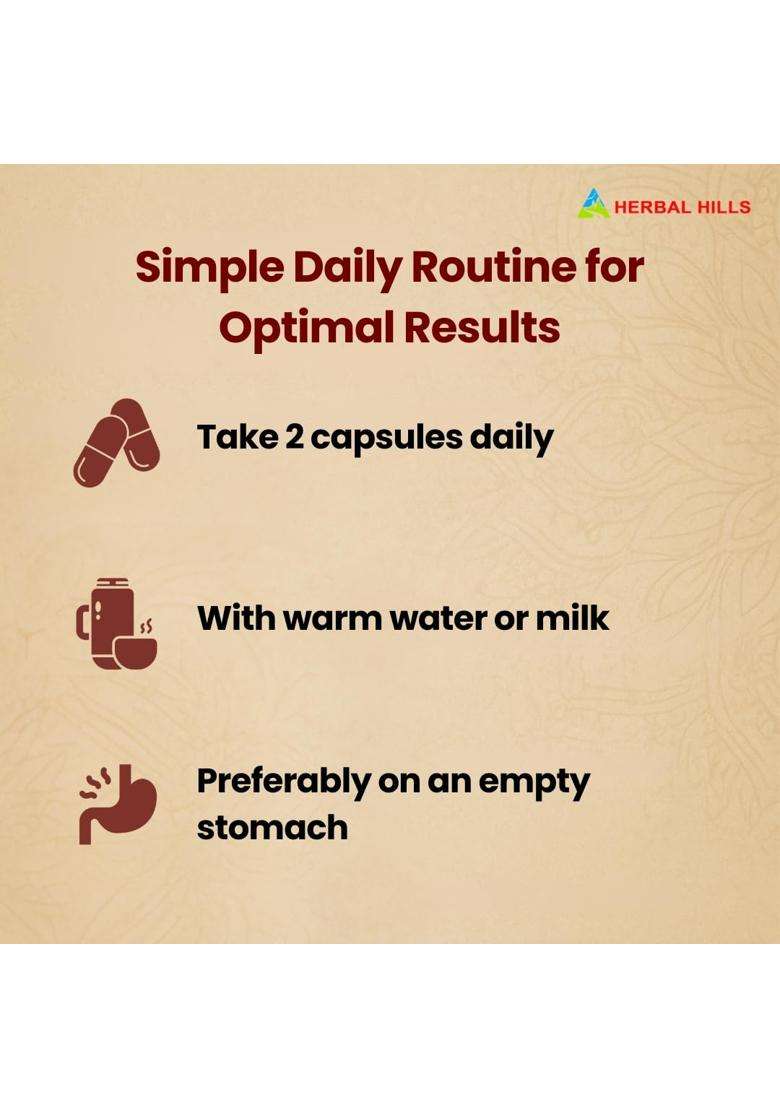Herbal Hills Arthrohills Capsules, 60 Count | Natural Herbal Care - Indya
