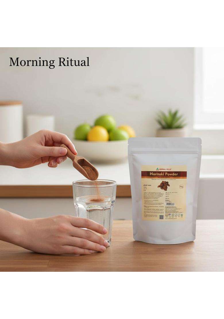 Herbal Hills Haritaki/harde Powder, 1 kg | Natural Herbal Care - Indya
