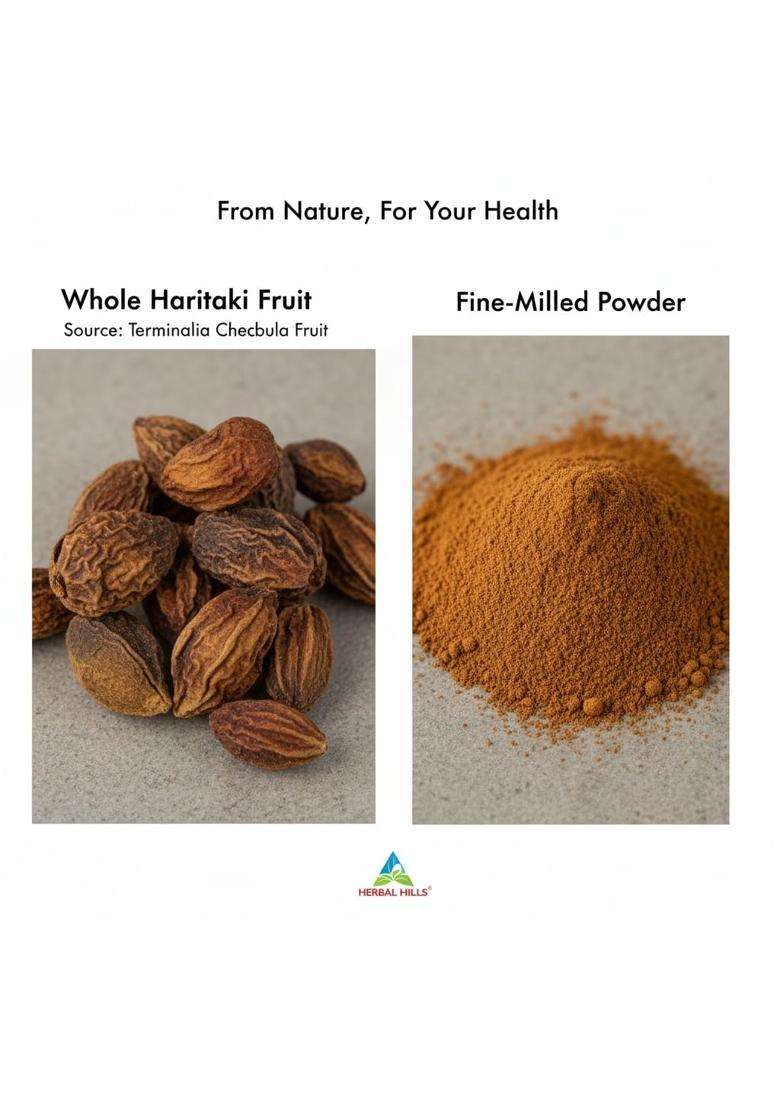 Herbal Hills Haritaki/harde Powder, 1 kg | Natural Herbal Care - Indya