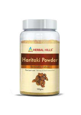 Herbal Hills Haritaki/Harde Powder, 100 g (Pack of 5) | Natural Herbal Care