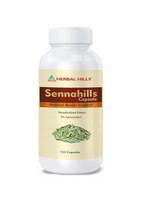 Herbal Hills Senna Capsules, 120 Count | Natural Herbal Care