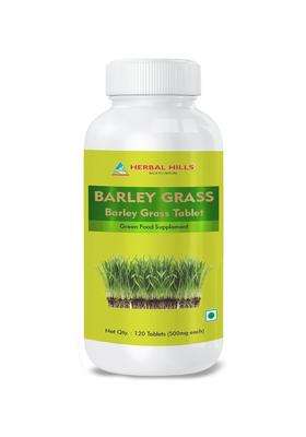 Herbal Hills Barley Grass Tablets, 120 Count | Natural Herbal Care