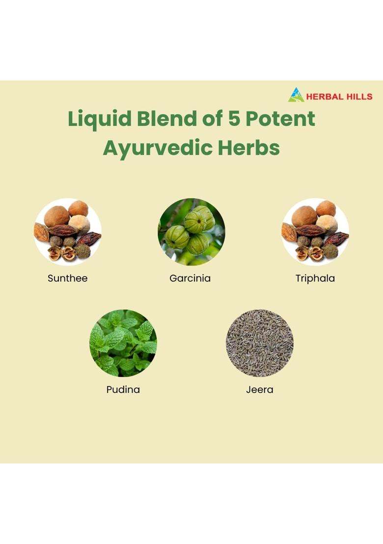 Herbal Hills Detoxhills Herbal Shots, 500 ml | Natural Herbal Care - Indya