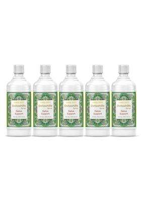 Herbal Hills Detoxhills Herbal Shots, 500 ml (Pack of 5) | Natural Herbal Care