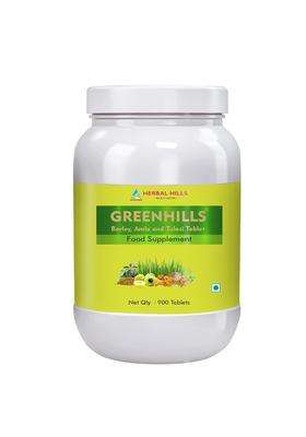Herbal Hills Greenhills Tablets, 900 Count (Pack of 5) | Natural Herbal Care