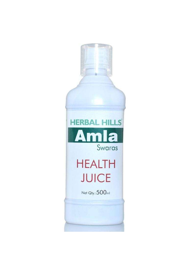 Herbal Hills Amla Swaras Juice, 500 ml | Natural Herbal Care - Indya