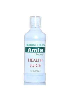 Herbal Hills Amla Swaras 500 ml (Pack of 2) | Natural Herbal Care | Amla Juice