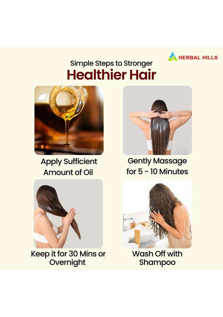 Herbal Hills Keshohills Plus Forte Ayurvedic Hair Oil 100 ml Hair Care Natural Hair Growth (Pack of 2) | Authentic Traditional Formula - Indya