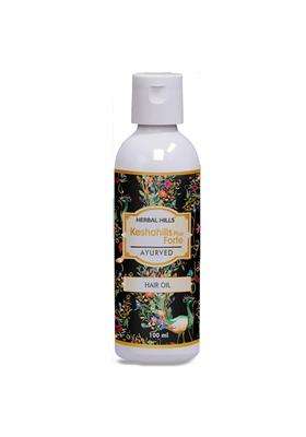 Herbal Hills Keshohills Plus Forte Ayurvedic Hair Oil 100 ml (Pack of 4) | Authentic Traditional Formula
