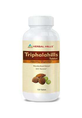 Herbal Hills Triphala Tablets, 120 Count (Pack of 4) | Natural Herbal Care