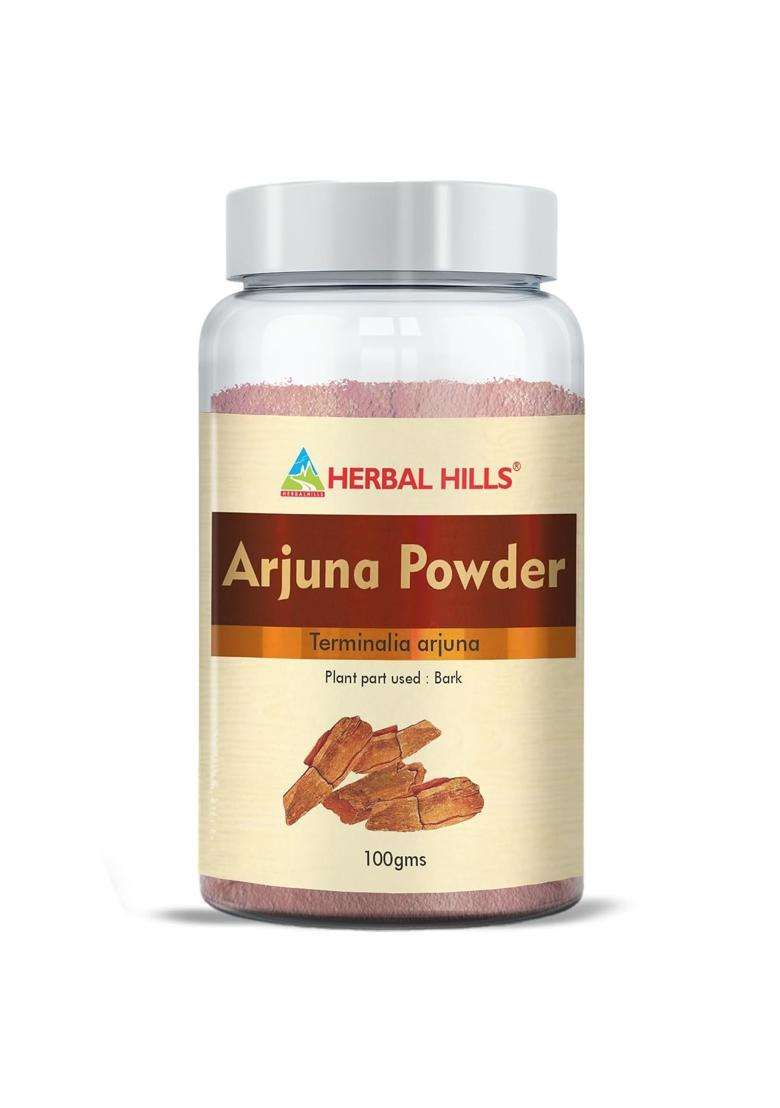 Herbal Hills Arjuna Powder, 100 g (Pack of 4) | Natural Herbal Care - Indya