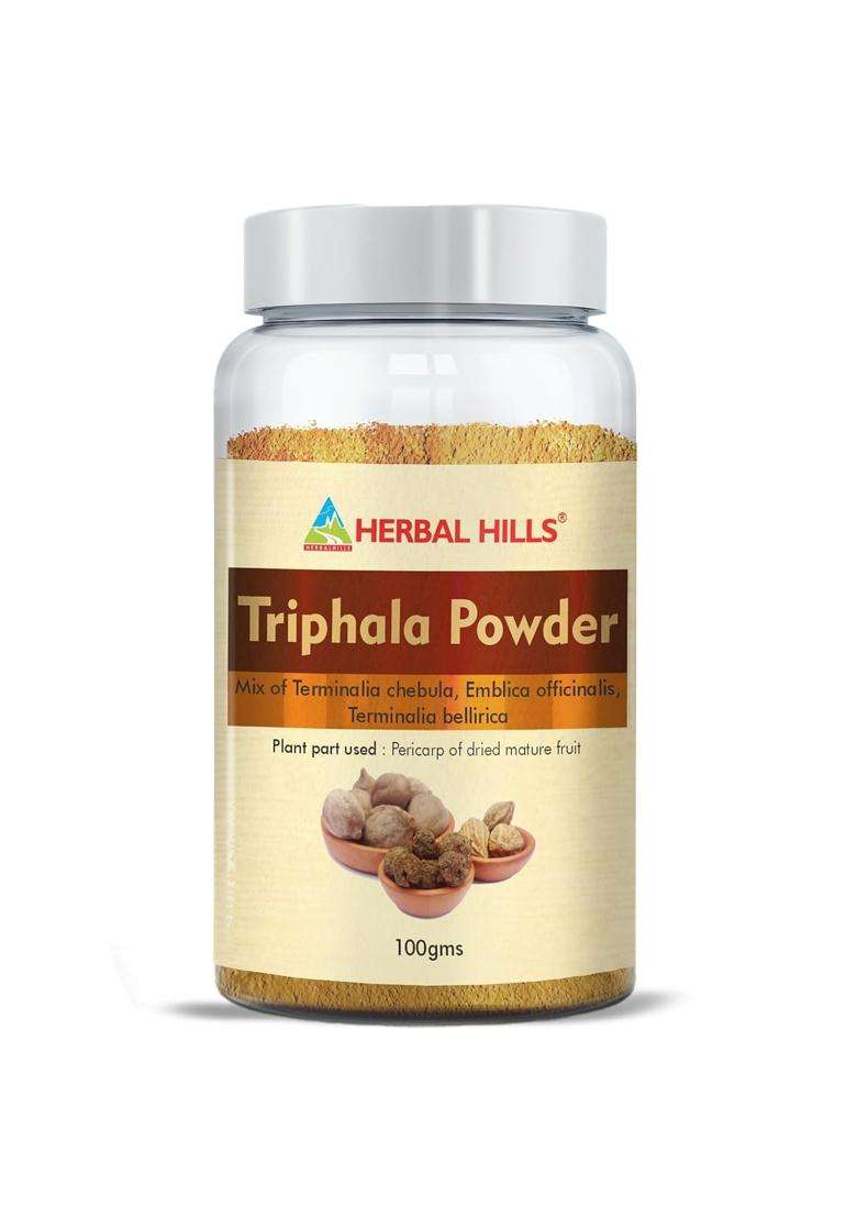 Herbal Hills Triphala Powder, 100 g (Pack of 2) | Natural Herbal Care - Indya