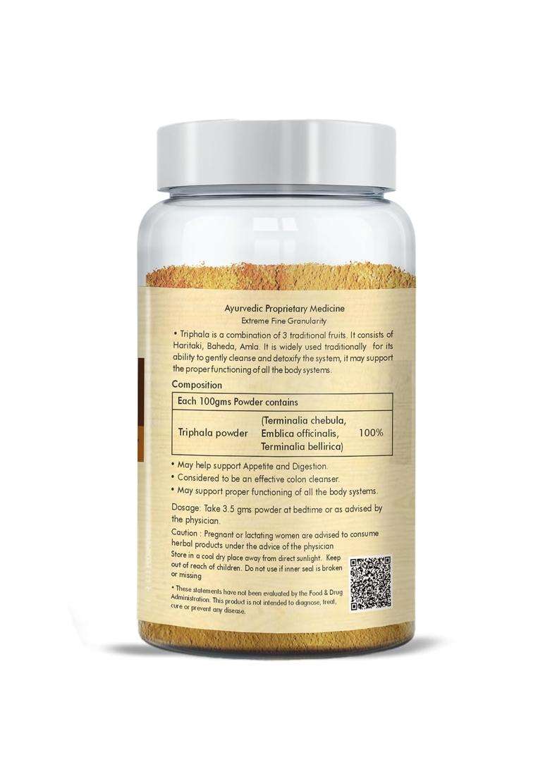 Herbal Hills Triphala Powder, 100 g (Pack of 2) | Natural Herbal Care - Indya