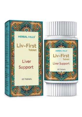 Herbal Hills LIV First, 60 Count (Pack of 4) | Natural Herbal Care