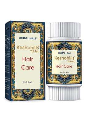 Herbal Hills Keshohills Tablets, 60 Count (Pack of 2) | Natural Herbal Care