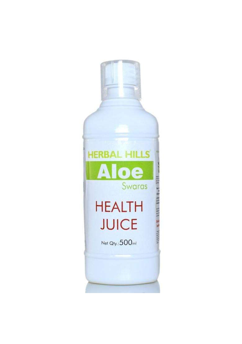 Herbal Hills Aloe Vera Juice Pure Aloevera (500 ml (Pack of 5) | Natural Herbal Care - Indya