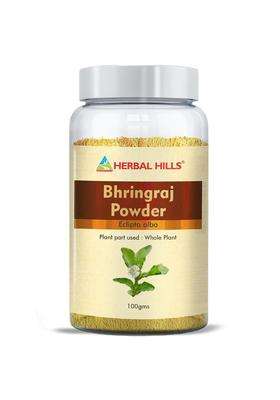 Herbal Hills Bhringhraj Powder Eclipta Alba (100 Gram (Pack of 2) | Natural Herbal Care