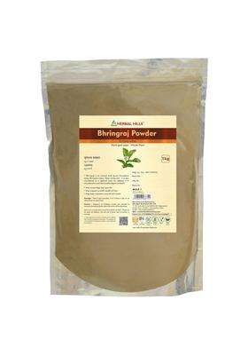 Herbal Hills Bhringhraj Powder Eclipta Alba (1000 Gram (Pack of 2) | Authentic Ayurvedic Formula