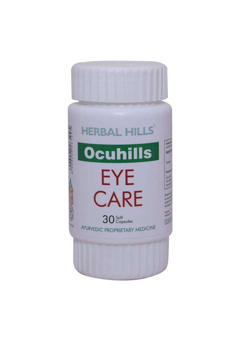 Herbal Hills Eye Care Ocuhills Capsules, 30 Count | Natural Herbal Care - Indya