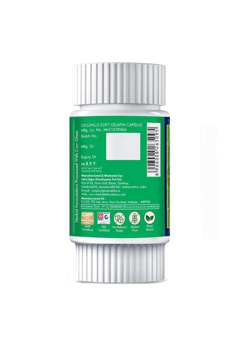 Herbal Hills Ocuhills, 30 Count (Pack of 5) | Natural Herbal Care - Indya