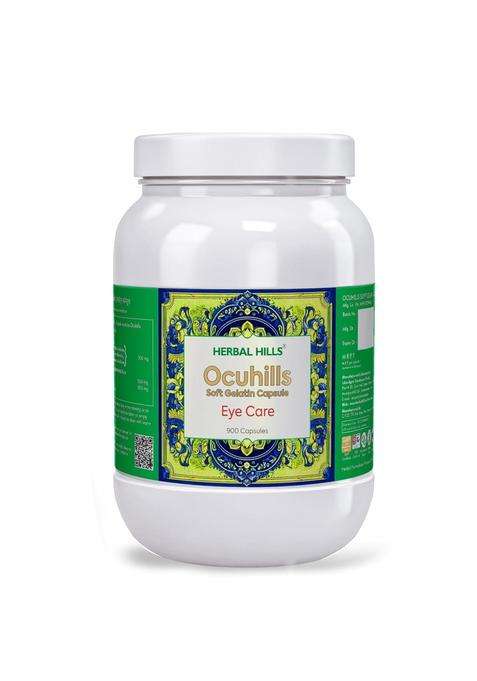Herbal Hills Eye Care Capsule Ocuhills (900 Count (Pack of 2) | Natural Herbal Care