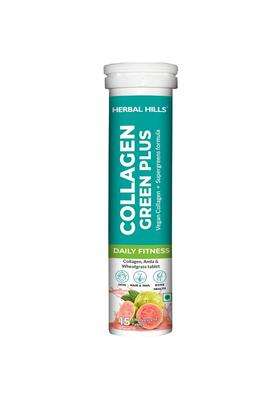 Herbal Hills Collagen Green Plus Tablets | Natural Herbal Care