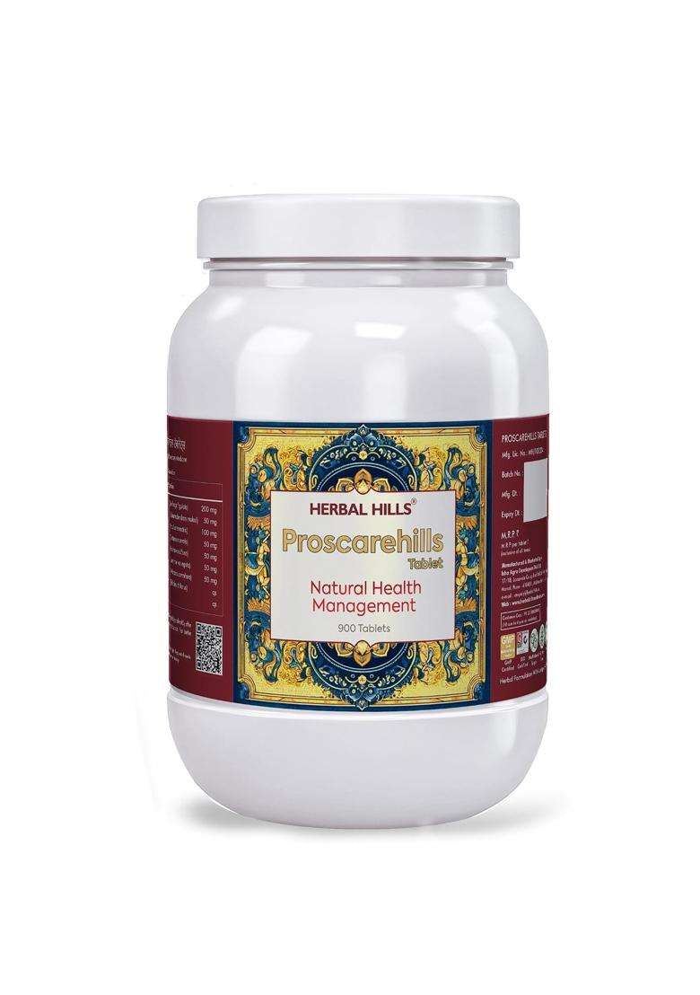 Herbal Hills Pros Care Hills Tablets, 900 Count (Pack of 4) | Natural Herbal Care - Indya