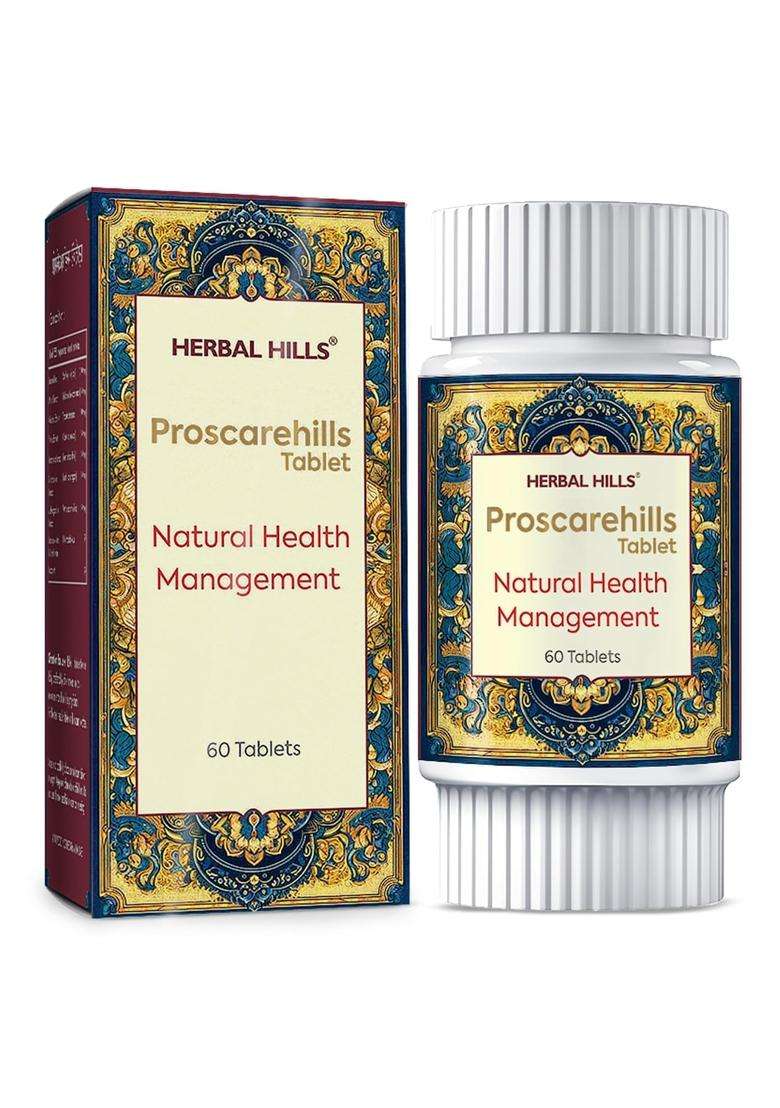 Herbal Hills Pros Care Hills Tablets, 60 Count (Pack of 4) | Natural Herbal Care - Indya