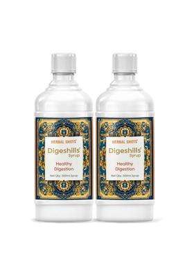 Herbal Hills Digeshills Herbal Shots 500 ml (Pack of 2) | Authentic Traditional Formula | Supports Digestion, Acidity Relief & Gut Cleanse