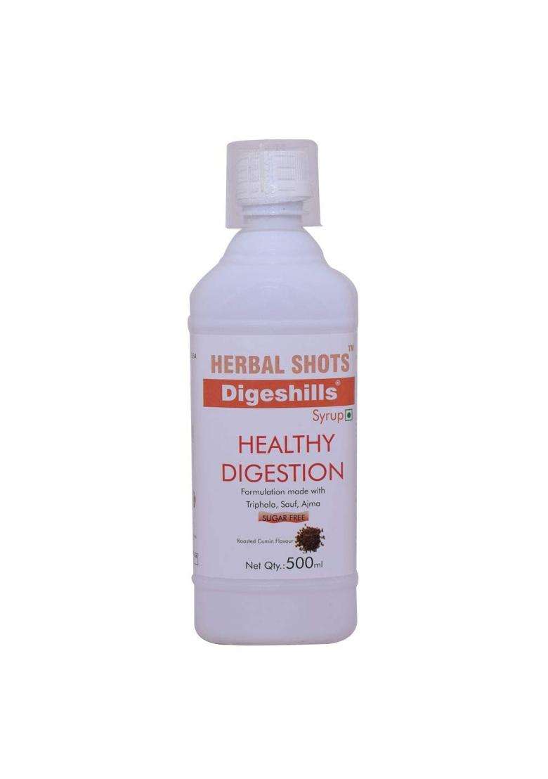 Herbal Hills Digeshills Herbal Shots, 500 ml (Pack of 4) | Natural Herbal Care - Indya