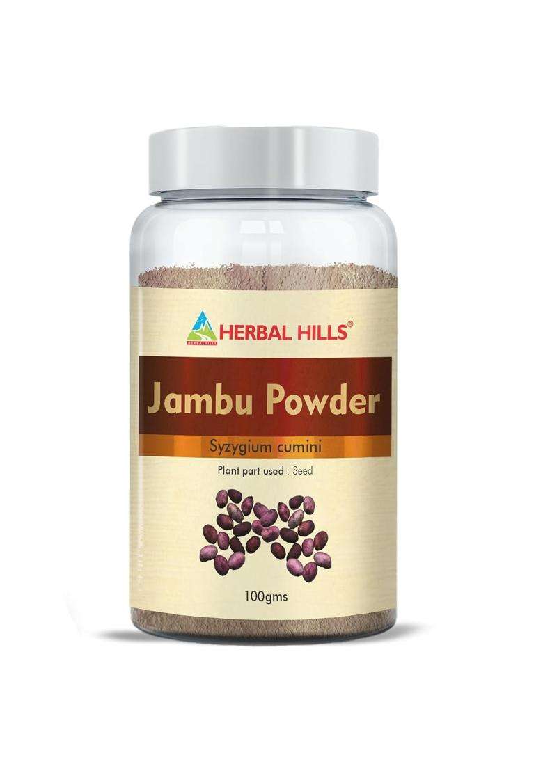 Herbal Hills Jambu Powder 100 g (Pack of 5) | Natural Herbal Care - Indya