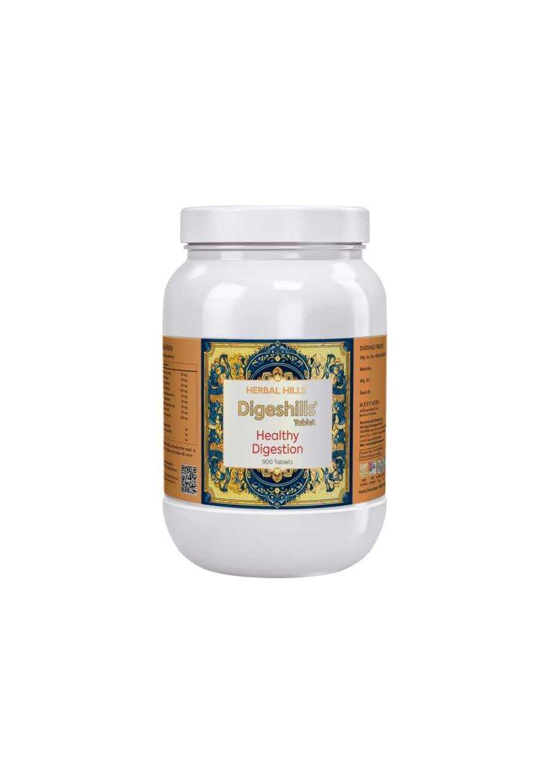 Herbal Hills Digeshills Tablets (900 Tablets) Digestion Supplement | Natural Herbal Care - Indya