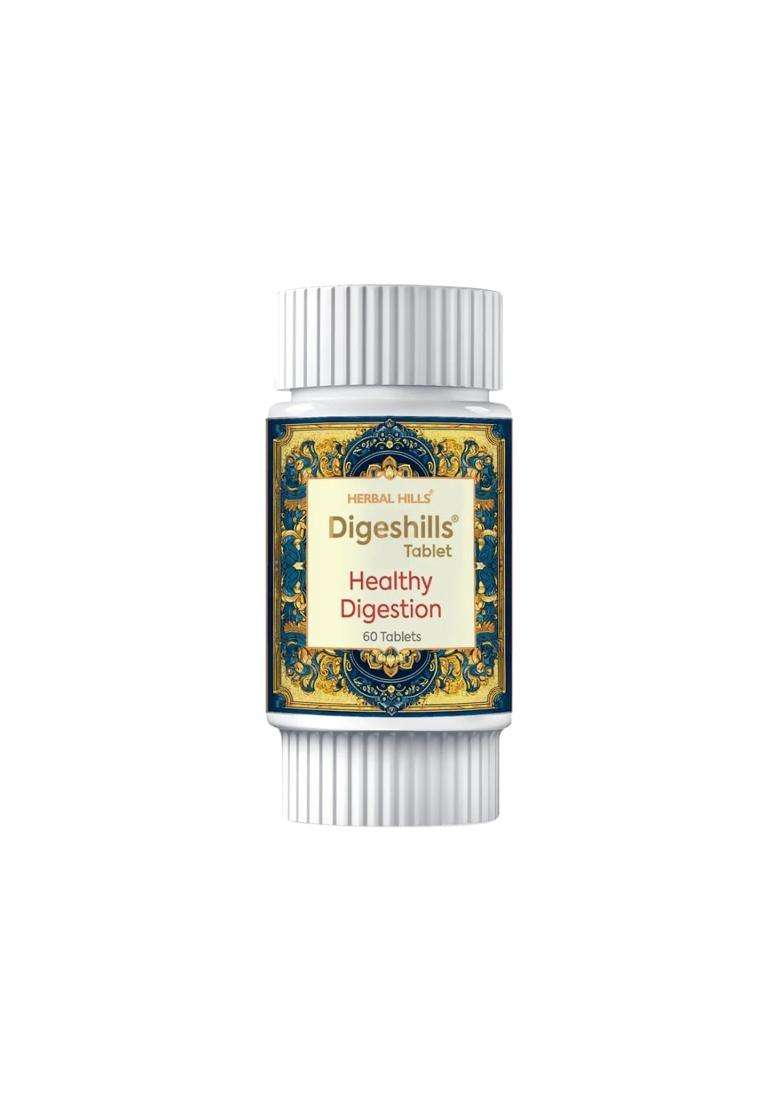 Herbal Hills Digeshills Tablets (60 Tablets) Digestion Supplement | Natural Herbal Care - Indya