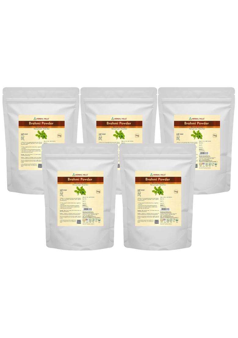 Herbal Hills Brahmi Powder, 1 kg | Natural Herbal Care - Indya
