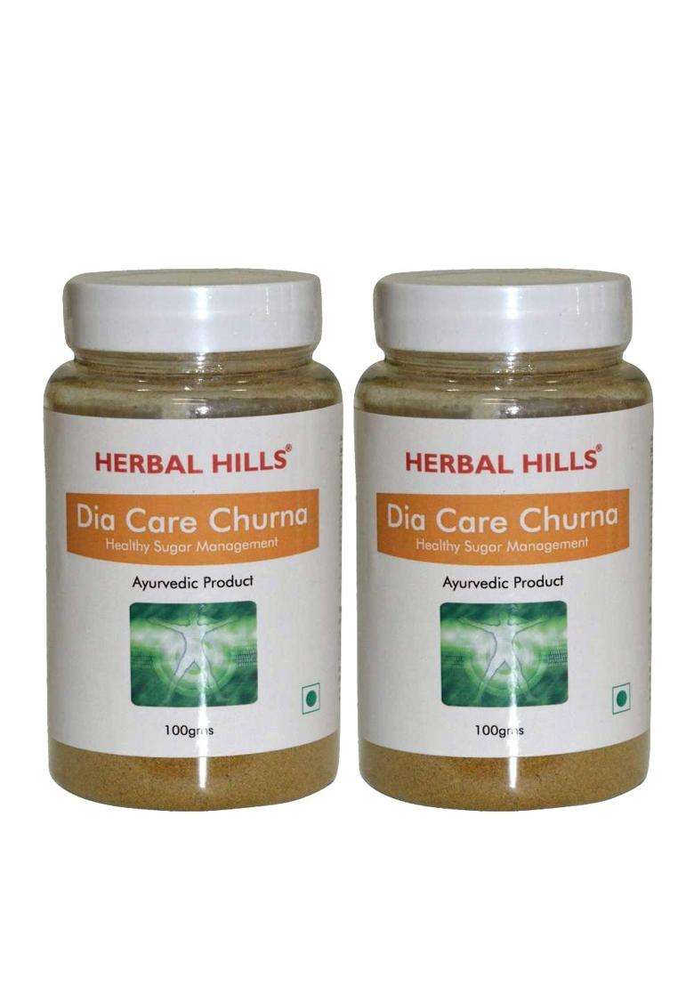 Herbal Hills Dia Care Churna, 100 g (Pack of 2) | Authentic Ayurvedic Formula - Indya