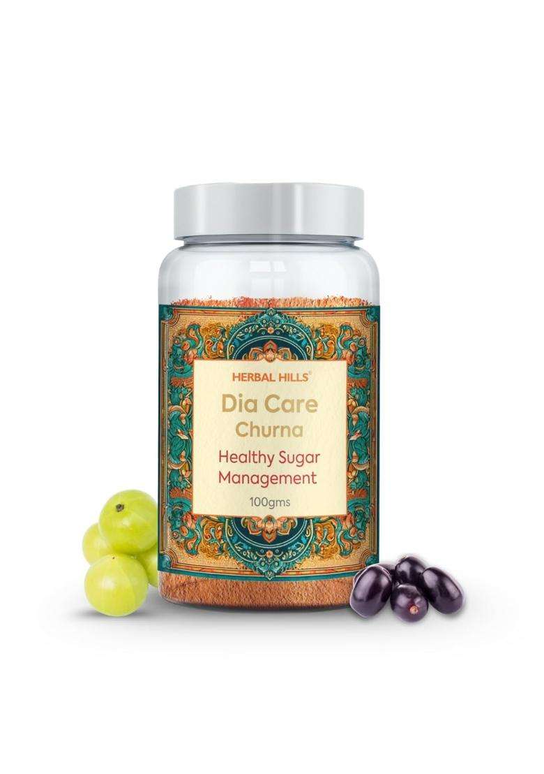 Herbal Hills Dia Care Churna, 100 g | Authentic Ayurvedic Formula - Indya