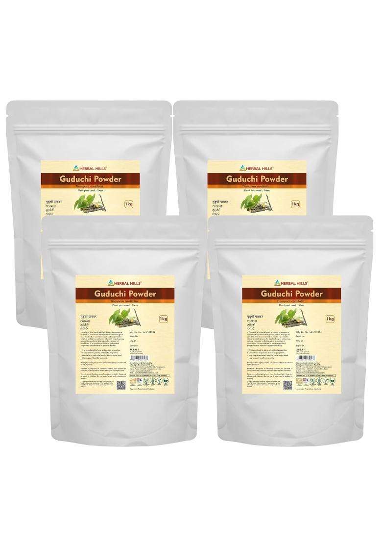 Herbal Hills Guduchi Powder, 1 kg | Natural Herbal Care - Indya