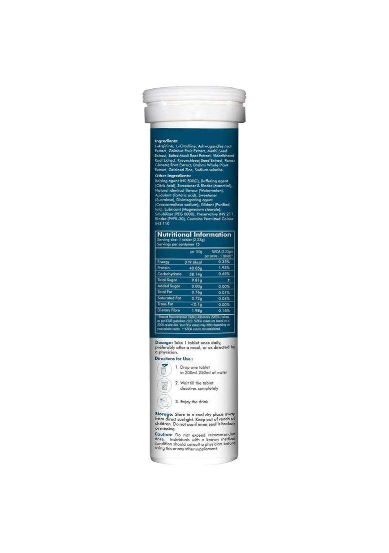 Herbal Hills Vito Fizz Mens Tablets, 15 Count (Pack of 5) | Natural Herbal Care - Indya