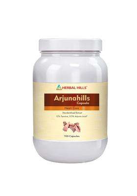 Herbal Hills Arjuna Capsules, 700 Count (Pack of 4) | Natural Herbal Care
