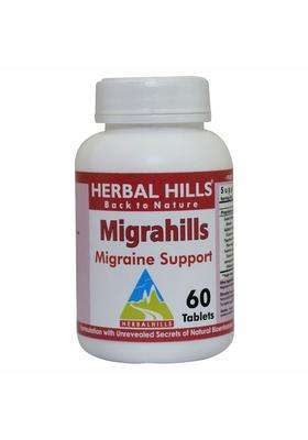 Herbal Hills Migrahills Tablets, 60 Count | Natural Herbal Care