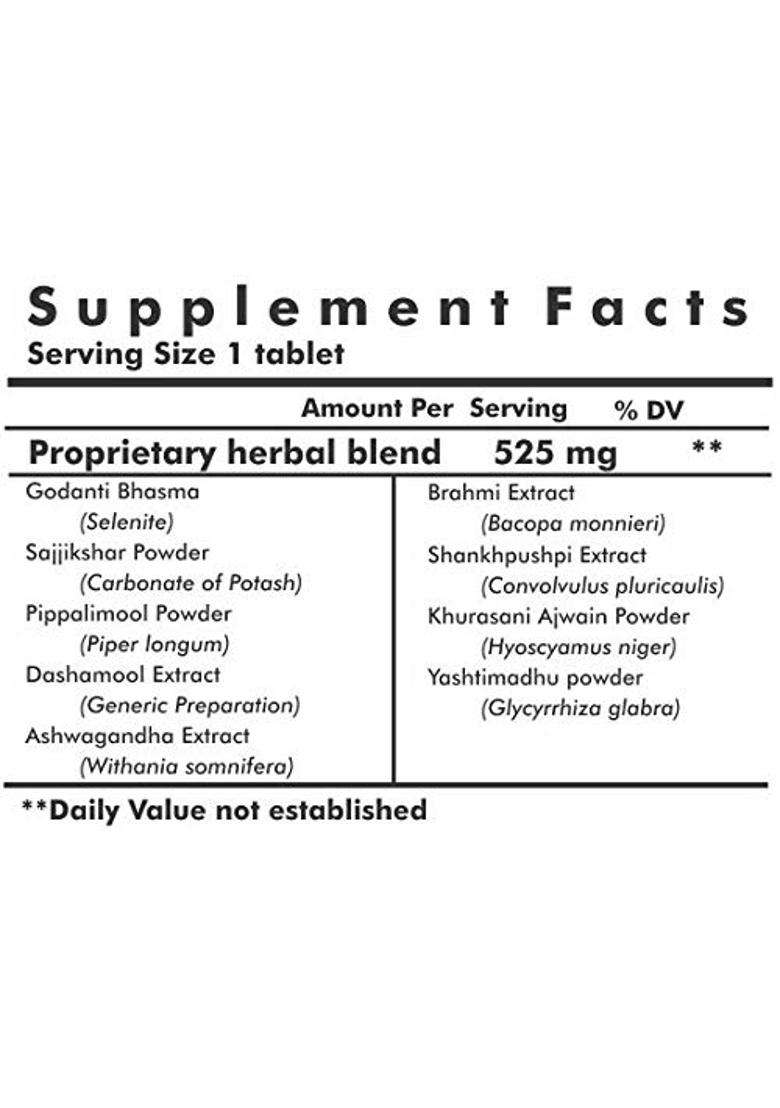 Herbal Hills Migrahills Tablets, 60 Count | Natural Herbal Care - Indya