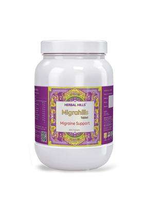 Herbal Hills Migrahills Tablets, 900 Count (Pack of 2) | Natural Herbal Care