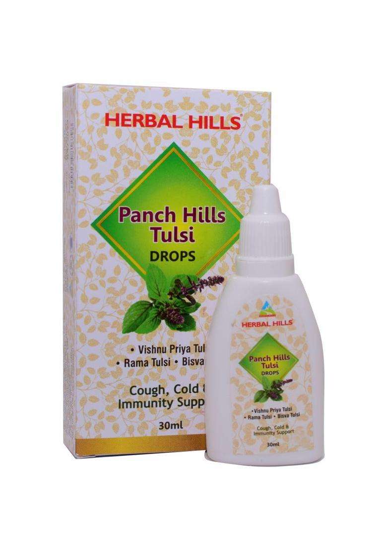Herbal Hills Panch Tulsi, 30 ml (Pack of 2) | Natural Herbal Care - Indya