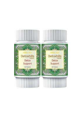 Herbal Hills Detoxhills Tablets, 60 Count (Pack of 2) | Natural Herbal Care