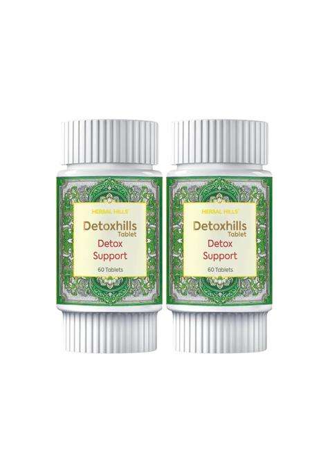 Herbal Hills Detoxhills Tablets, 60 Count (Pack of 2) | Natural Herbal Care