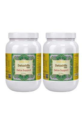 Herbal Hills Detoxhills Tablets, (900 Tablets Pack) (Pack of 2) | Authentic Traditional Formula | Supports Body Detox & Internal Cleansing