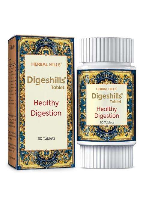 Herbal Hills Digeshills Tablets, 60 Count | Natural Herbal Care