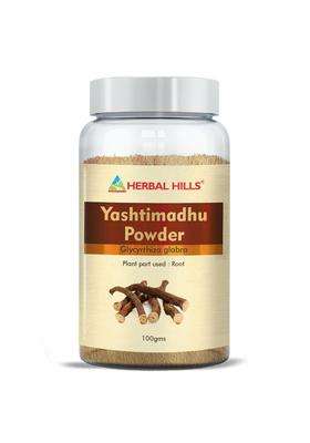 Herbal Hills Yashtimadhu Powder, 100 g (Pack of 2) | Natural Herbal Care